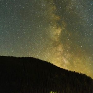 Blick in den Sternenhimmel als Ursprung