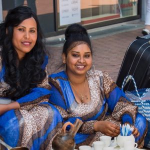 Eritreische Kaffeezeremonie