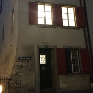 Warmer Ort in kalten Nächten